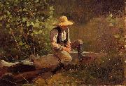 Winslow Homer The Whittling Boy oil painting
